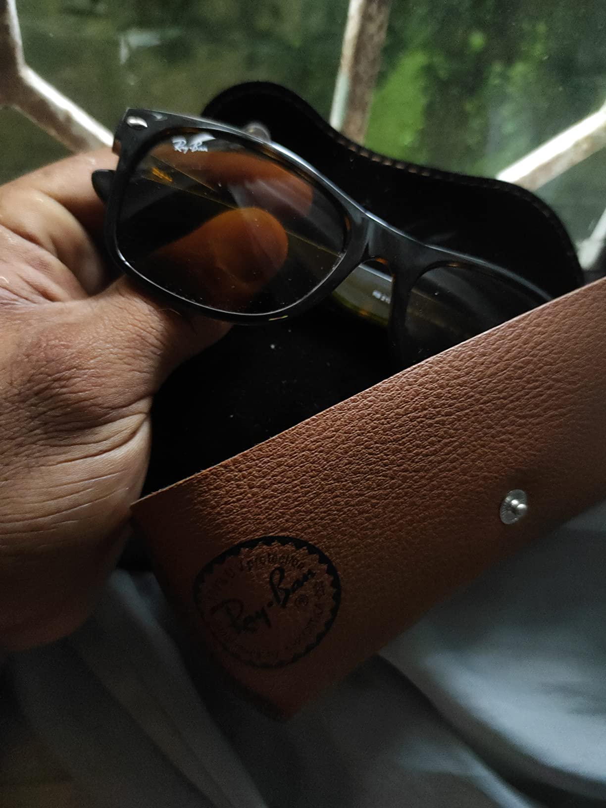 Ray-Ban RB2132 New Wayfarer Square Sunglasses for Men for Women customer photo 1