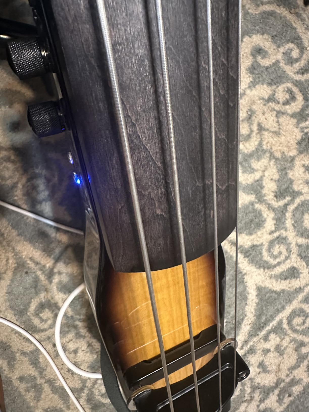 Stagg EDB-3/4 BK Electric 3/4 Size Double Bass with Gig Bag Included - Black customer photo 2