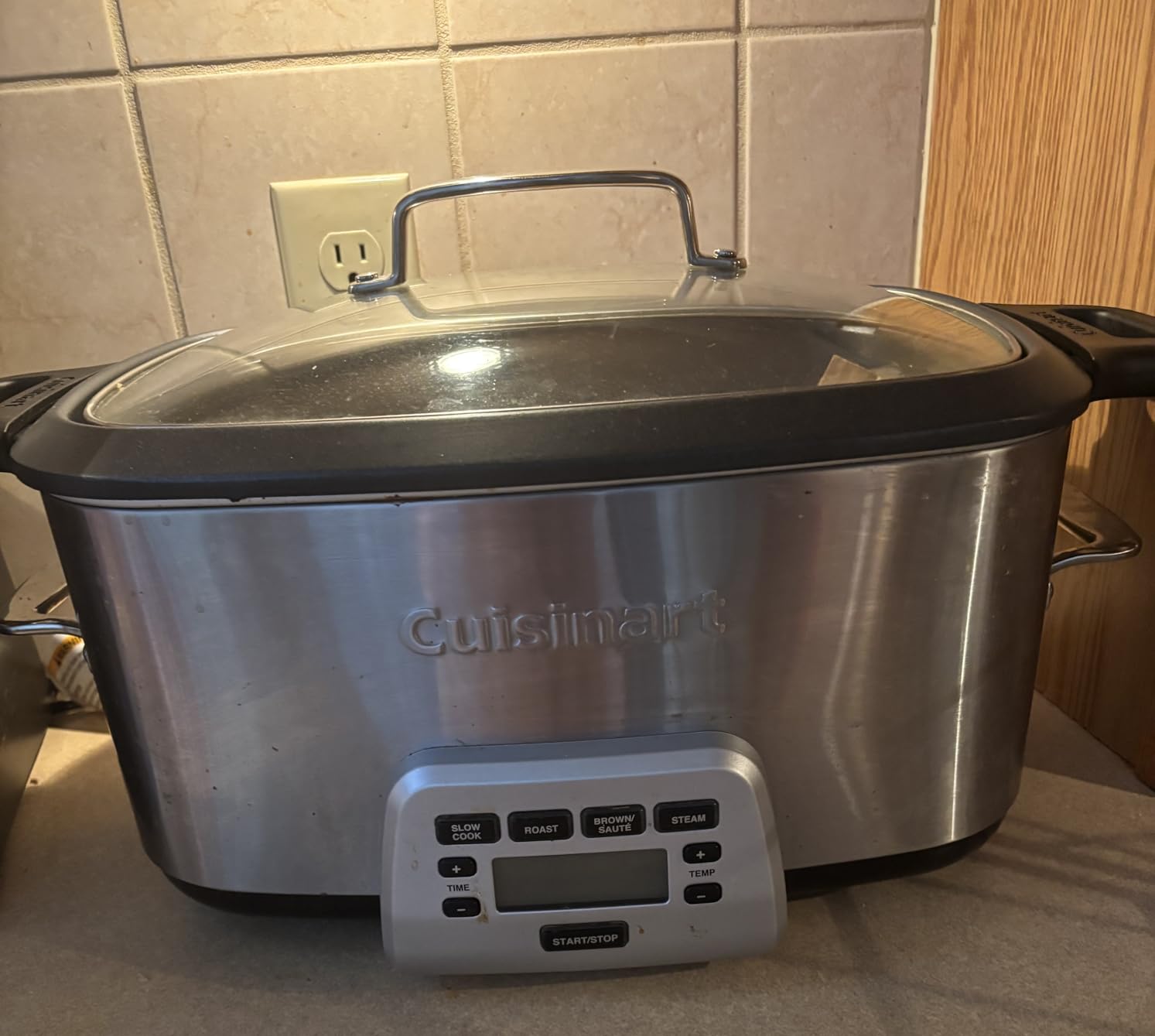 Cuisinart 3-In-1 Cook Central 6-Quart Multi-Cooker: Slow Cooker, Brown/Saute, Steamer, Silver customer photo 1