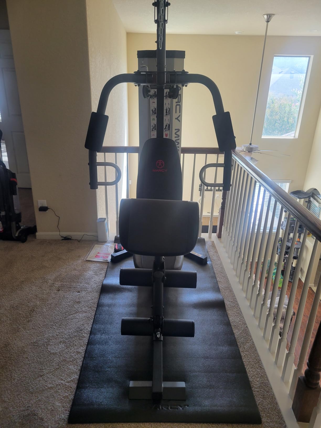 Marcy Multifunctional Workout Station 100lbs to 200lbs Stack Home Gym for Weightlifting and Bodybuilding customer photo 1
