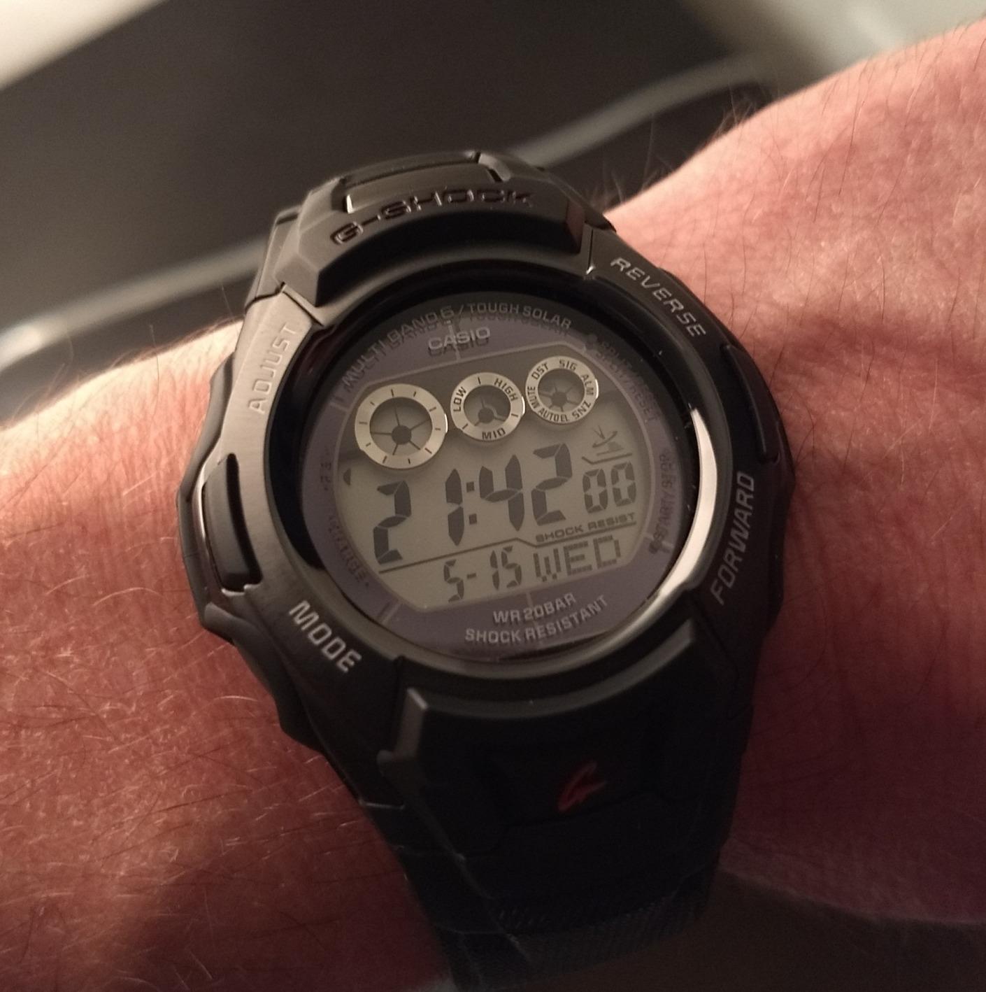 Casio G-Shock GWM530A-1 Tough Solar Atomic Digital Watch, 200M WR, Multi Band 6 customer photo 1