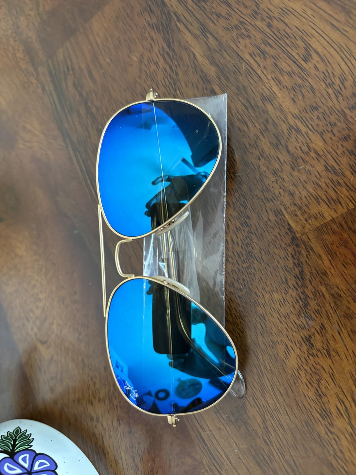 Ray-Ban RB3025 Classic Mirrored Aviator Sunglasses customer photo 1
