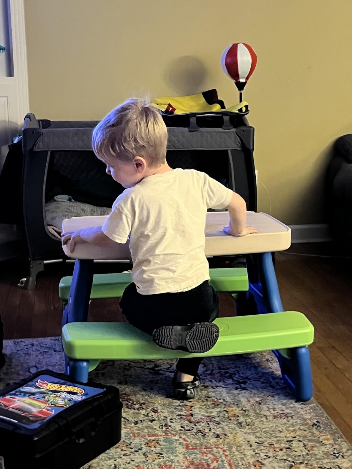 Little Tikes Easy Store Jr. Play Table (Amazon Exclusive), Ages 18 Months to 5 Years customer photo 2