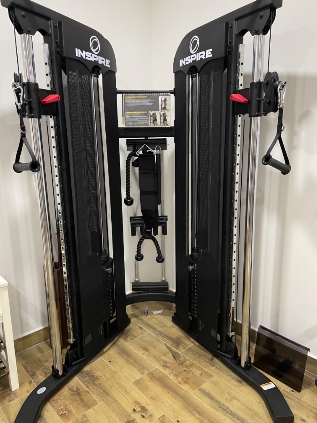 Inspire Fitness FT1 Functional Trainer - Compact at Home Workout Machine with Accessories - Two 165 lb Weight Stacks - Smooth Glide Cable Machine customer photo 1