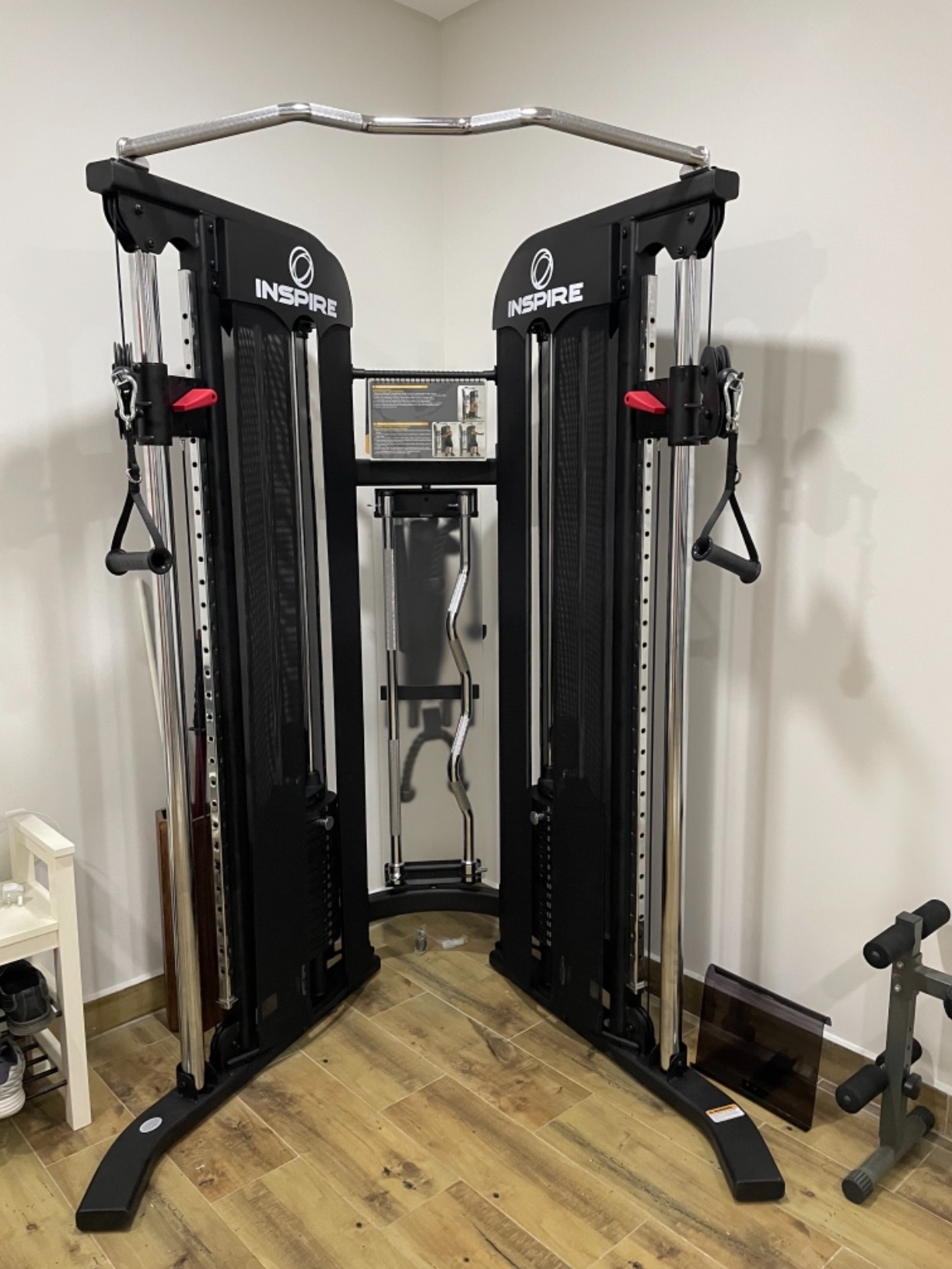 Inspire Fitness FT1 Functional Trainer - Compact at Home Workout Machine with Accessories - Two 165 lb Weight Stacks - Smooth Glide Cable Machine customer photo 2
