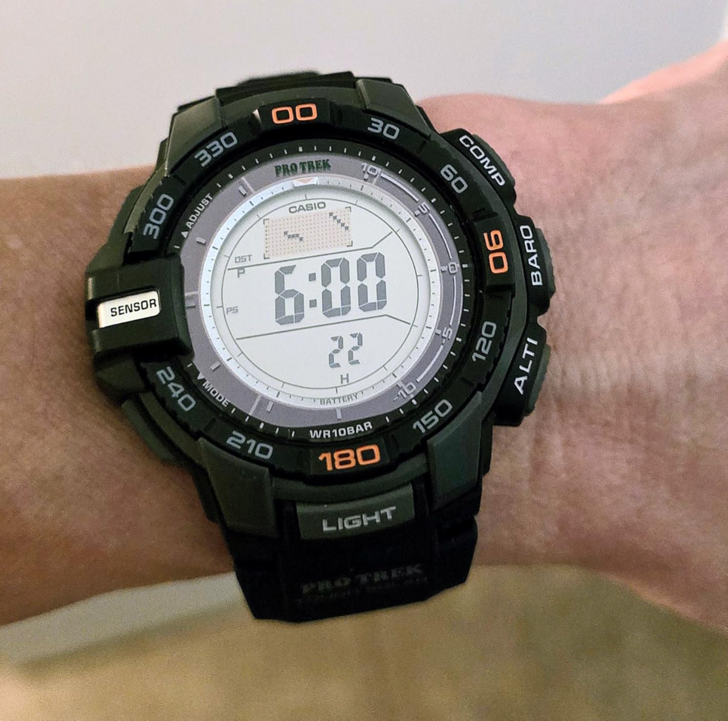 Casio Pro Trek PRG-270-1 Tough Solar Triple Sensor Multifunction Digital Sport Watch customer photo 2