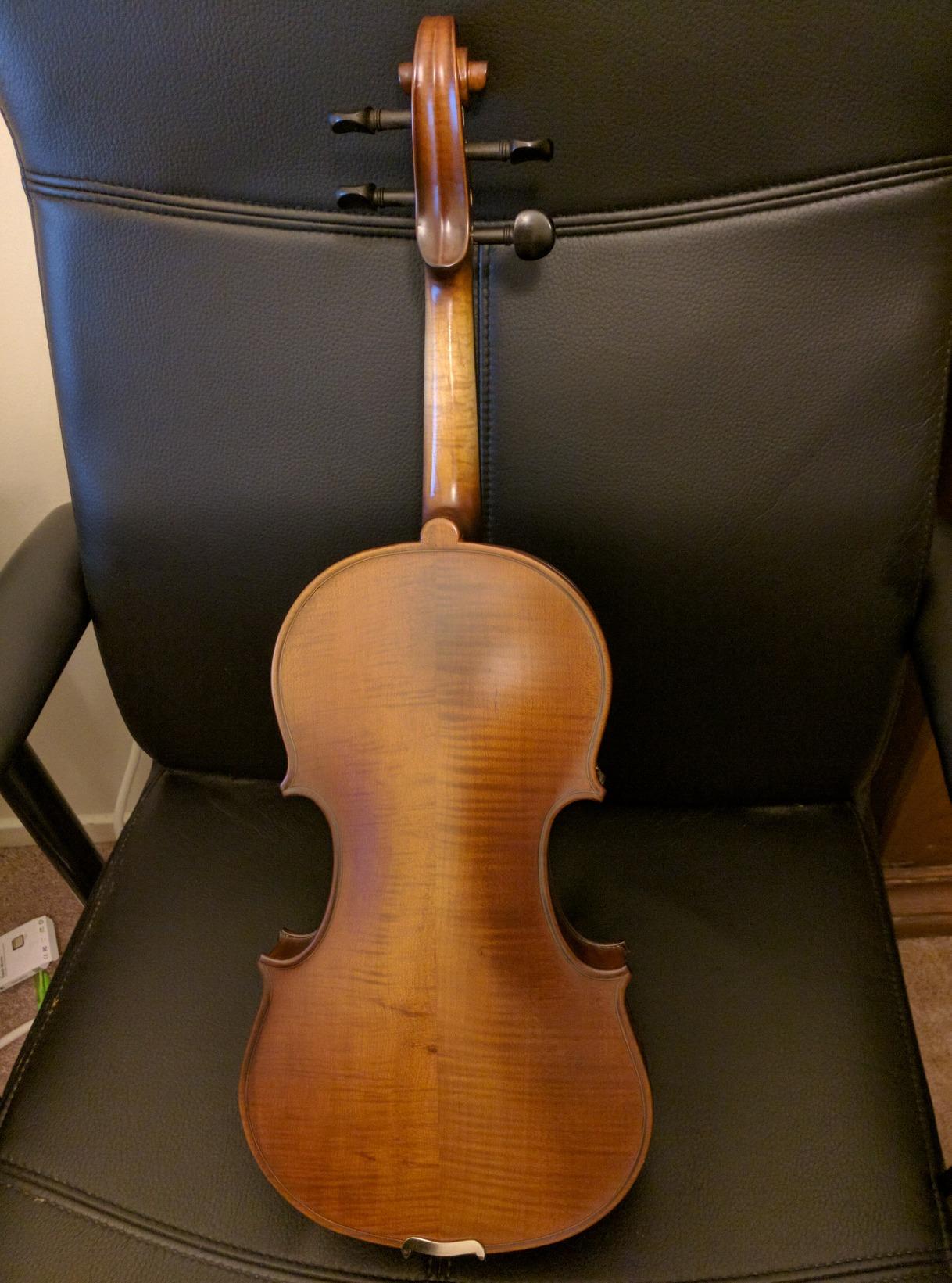 Cecilio Full Size 4/4 Violin with Hard Case & Shoulder Rest - Solidwood Ebony Fitted Violin with Premium Strings, Ideal for Beginners customer photo 2
