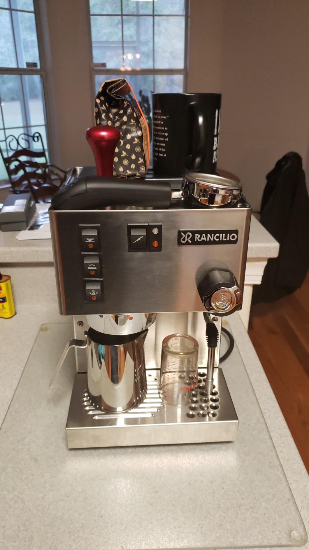 Rancilio Silvia Espresso Machine with Iron Frame and Stainless Steel Side Panels customer photo 2