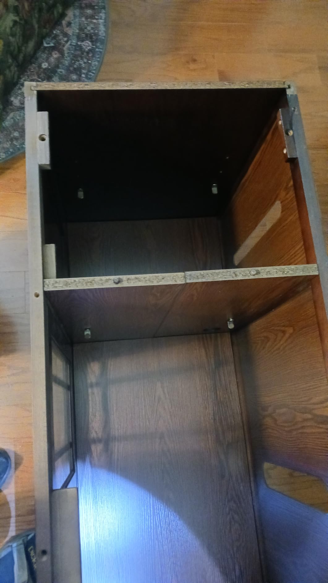 Leick Home 87360 TV Stand with Enclosed Storage For 65