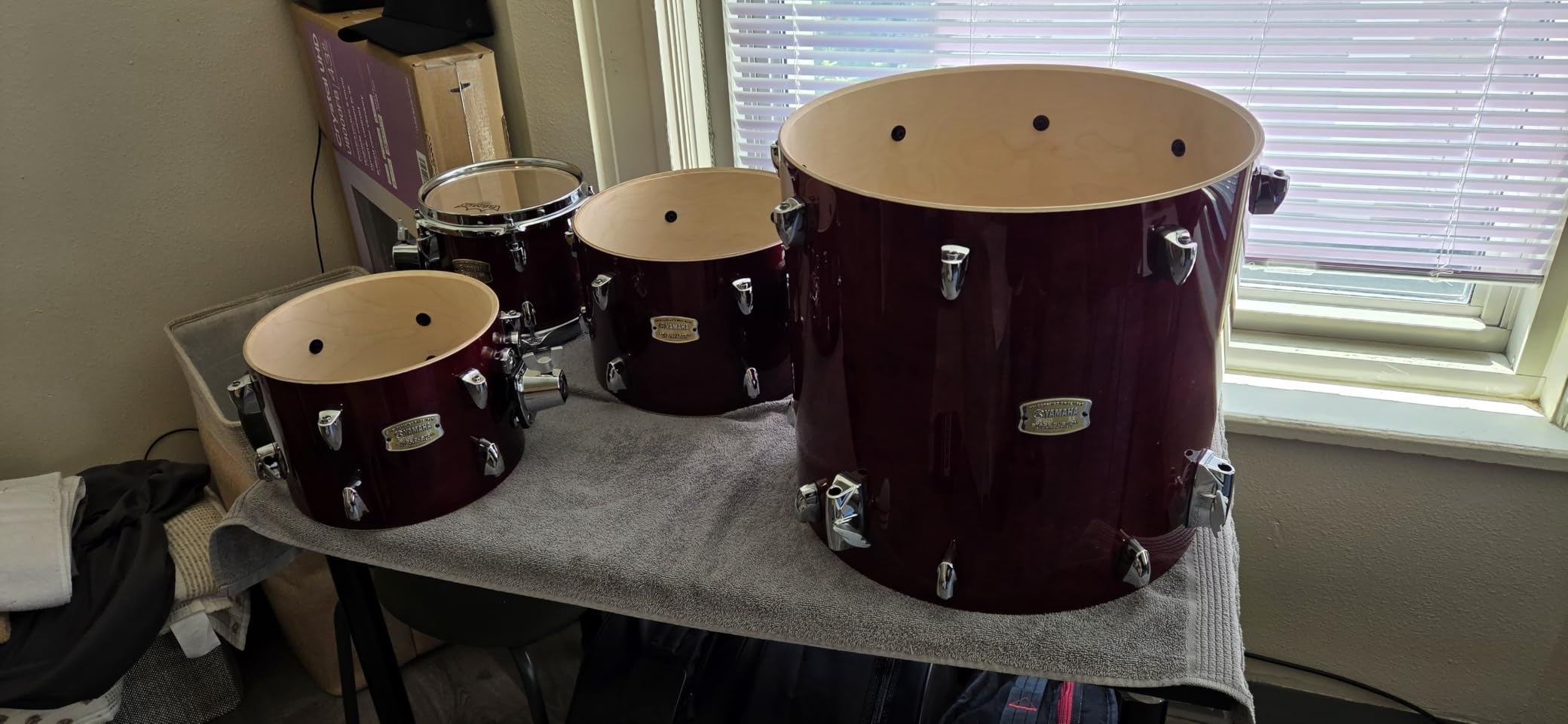 Yamaha Stage Custom Birch 5pc Drum Shell Pack With a 20