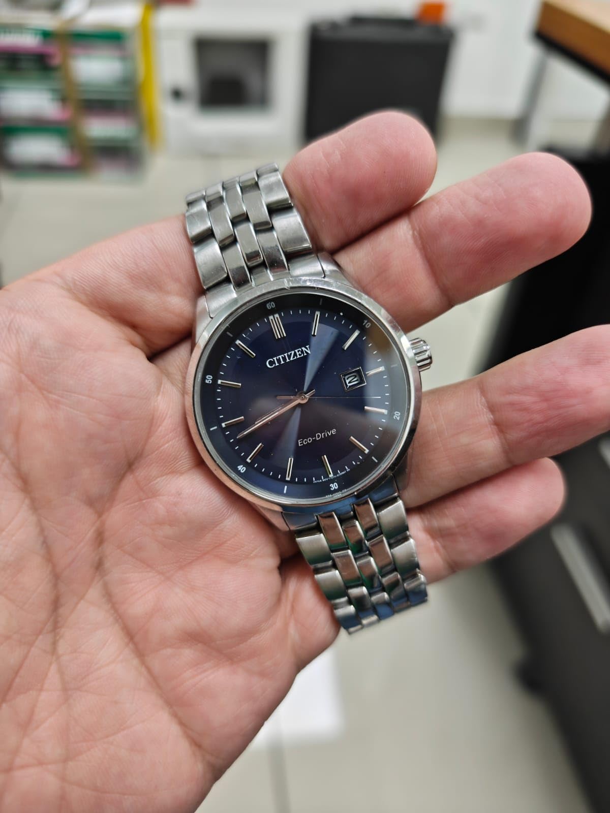 Citizen Men's Classic Addysen Eco-Drive Watch, 3-Hand Date, Sapphire Crystal customer photo 1