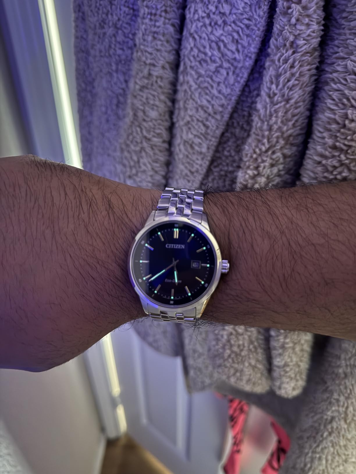 Citizen Men's Classic Addysen Eco-Drive Watch, 3-Hand Date, Sapphire Crystal customer photo 2