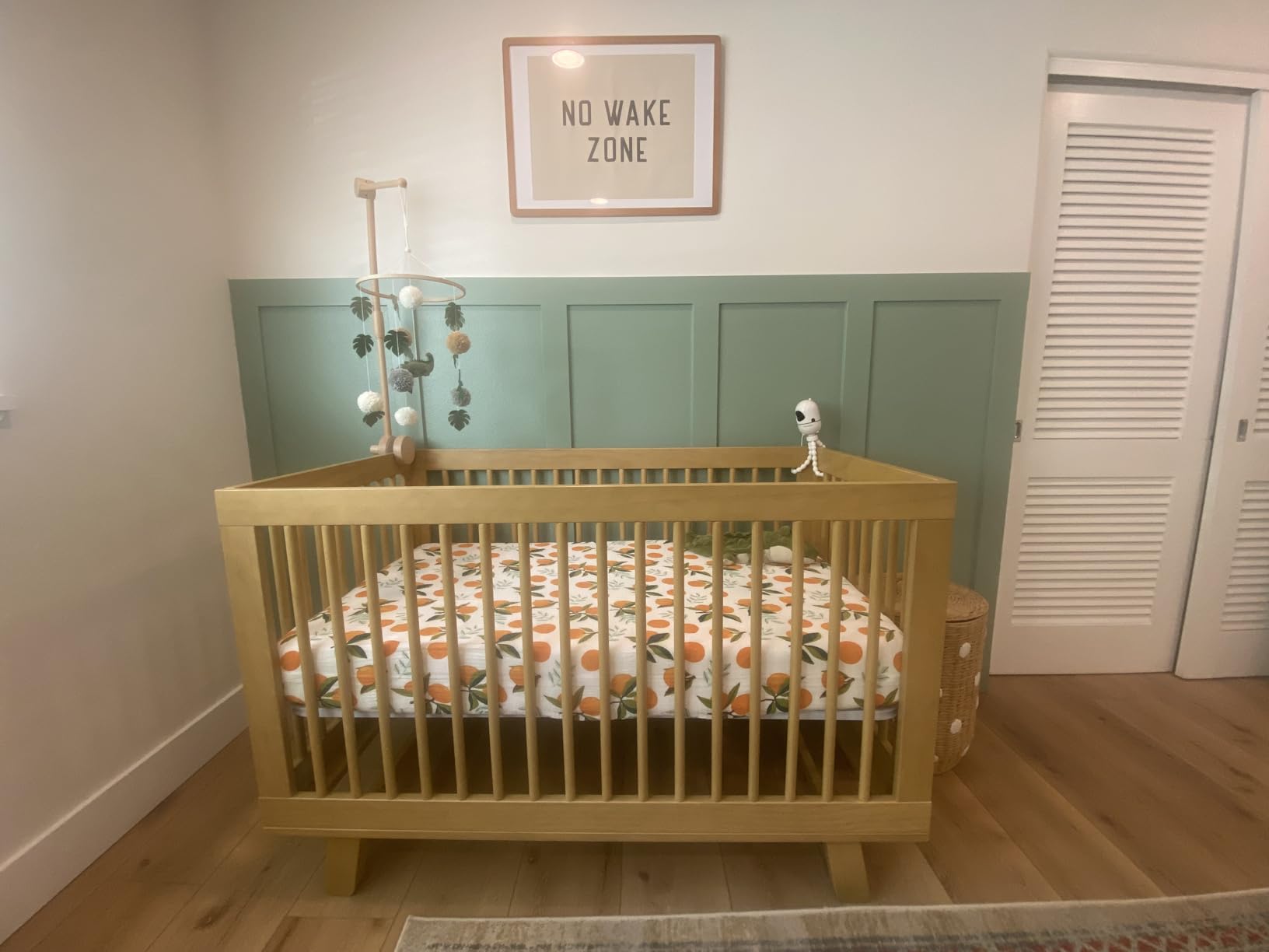 Babyletto Hudson 3-in-1 Convertible Baby Crib - GREENGUARD Gold Certified - Convertible Crib to Toddler Bed and Daybed - Baby Bed with 4 Adjustable Heights - Wooden Crib - Washed Natural customer photo 2