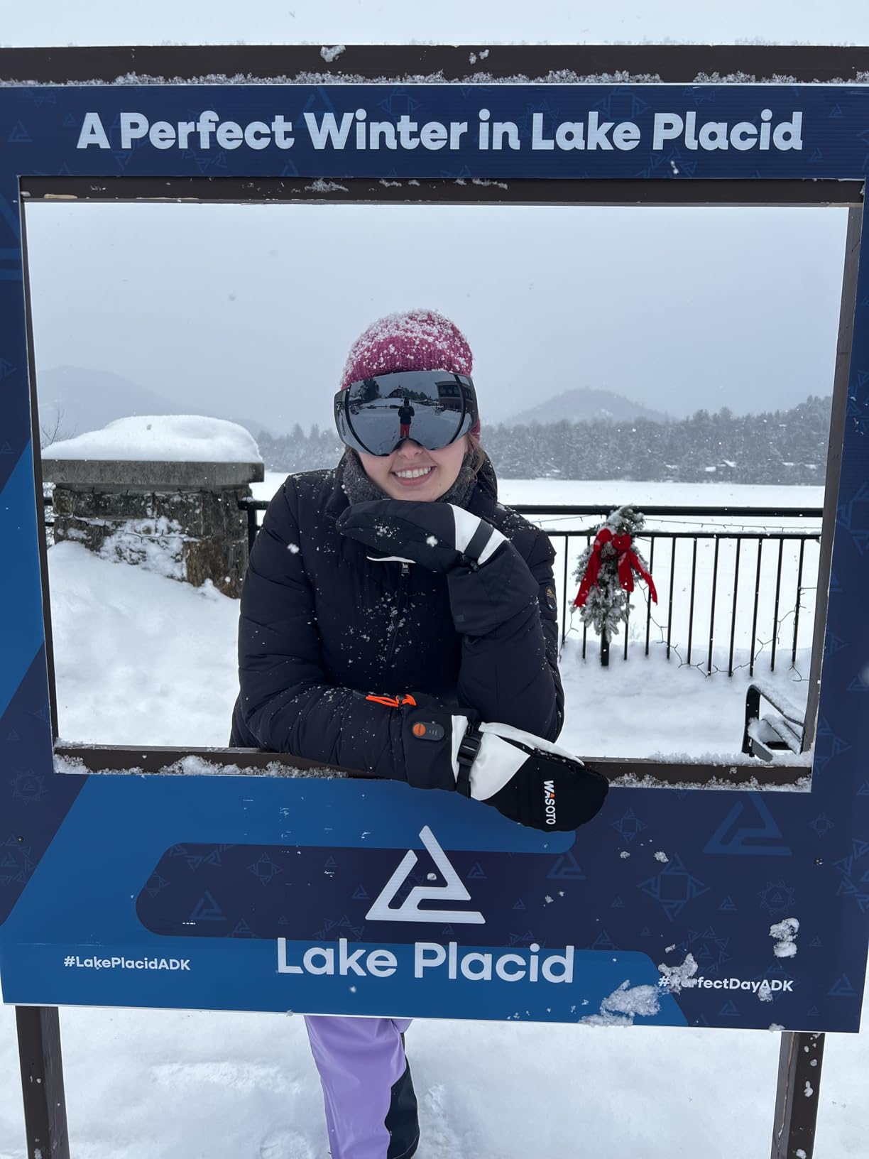 OutdoorMaster Ski Goggles PRO, OTG Snow Goggles with Interchangeable Lens | Frameless quick-change magnetic ski goggles for men and women with anti-fog, OTG fit, UV400 protection, carry case. customer photo 1