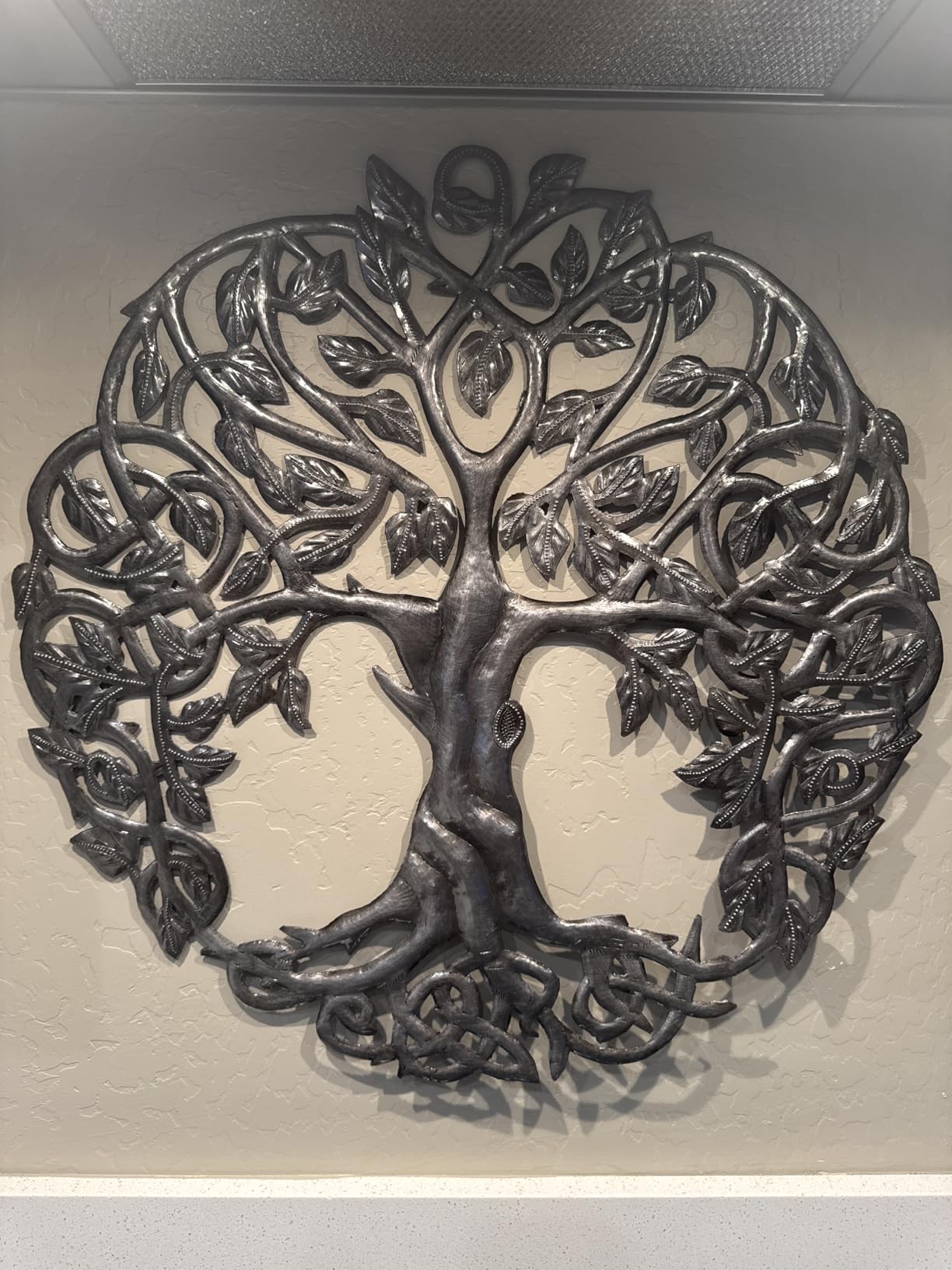 Tree of Life Metal Wall Art - Handmade in Haiti customer photo 2
