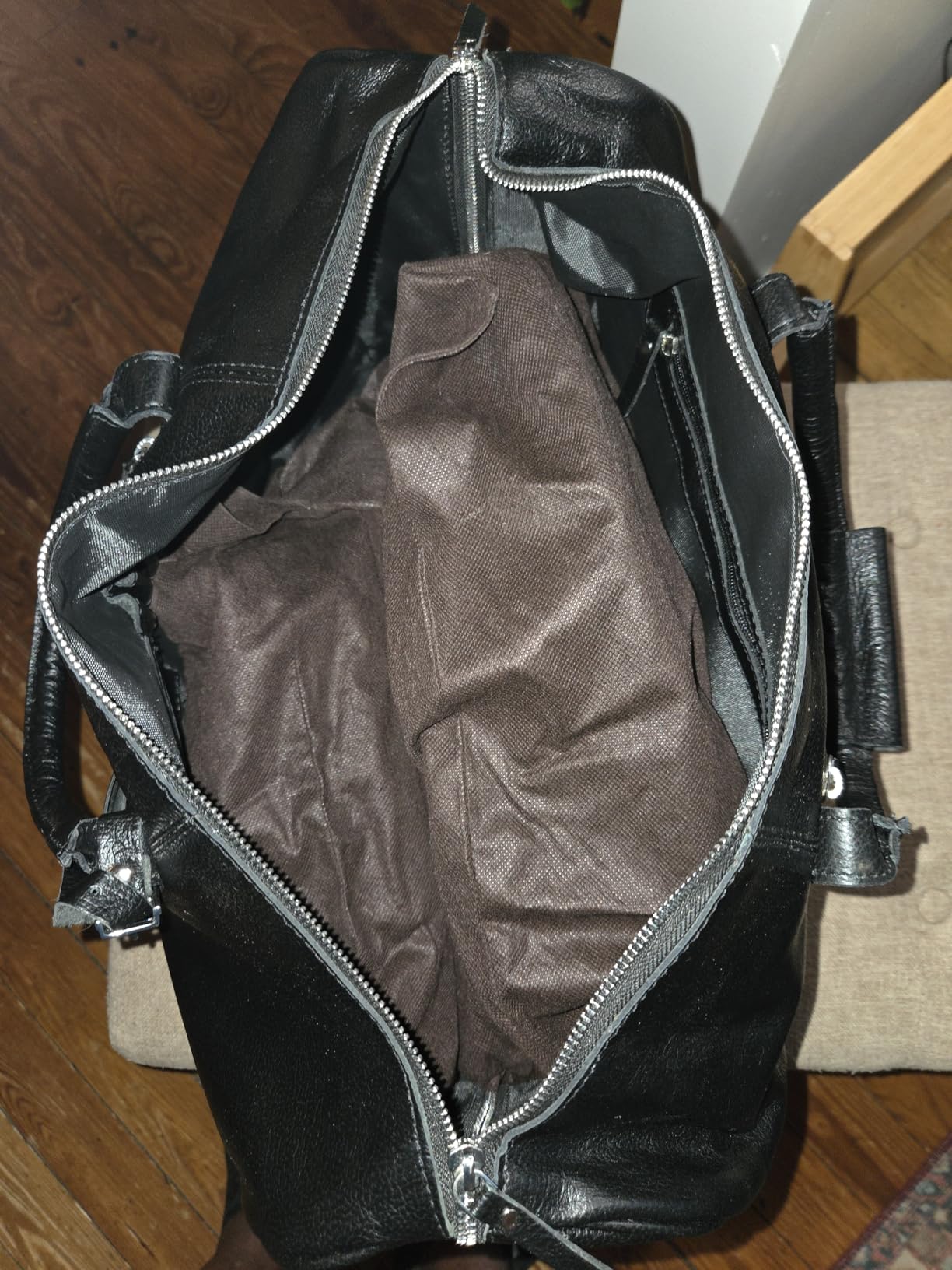Handmade Leather Travel Duffel Bag - Airplane Underseat Carry On Bags by Rustic Town customer photo 1