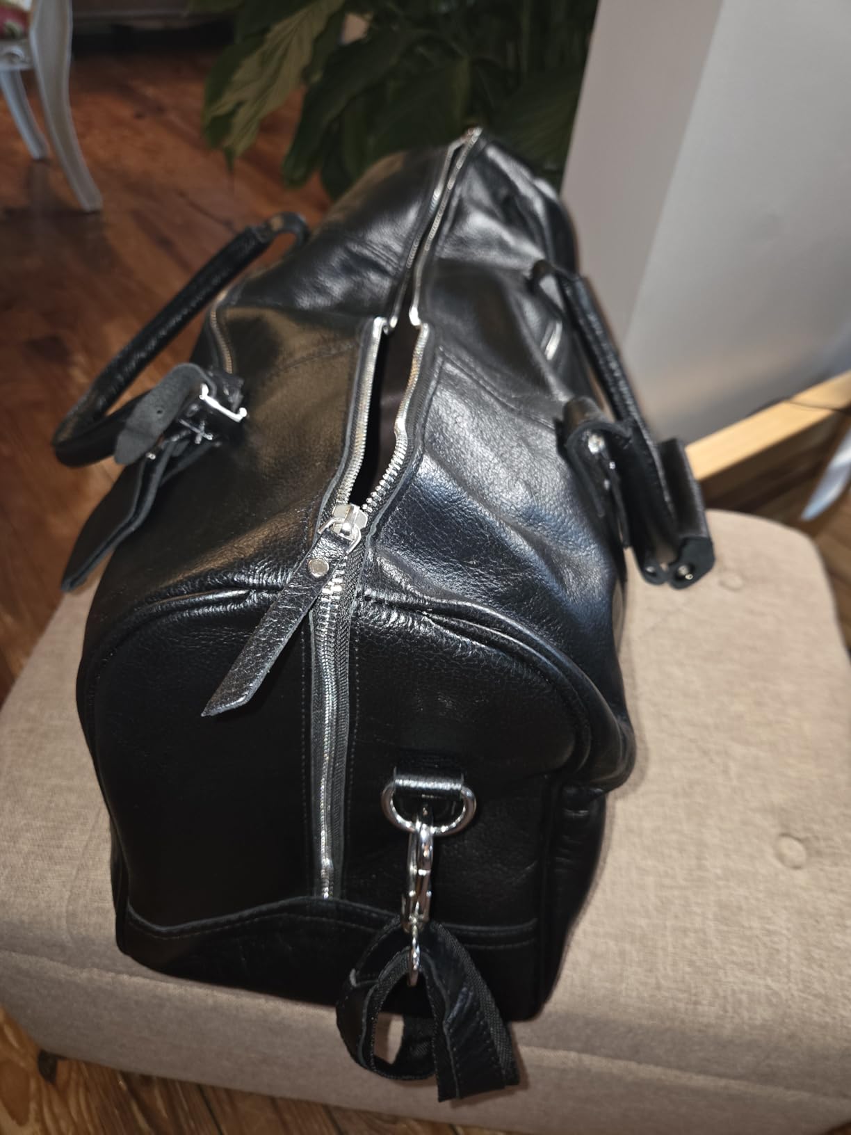 Handmade Leather Travel Duffel Bag - Airplane Underseat Carry On Bags by Rustic Town customer photo 2