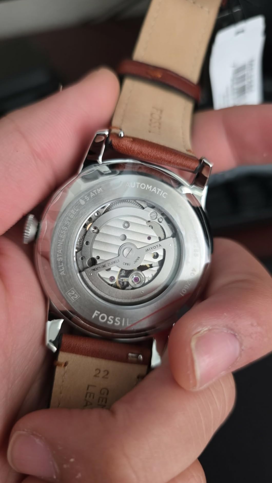 Fossil Men's Watch, Townsman Automatic Stainless Steel Watch for Men customer photo 1