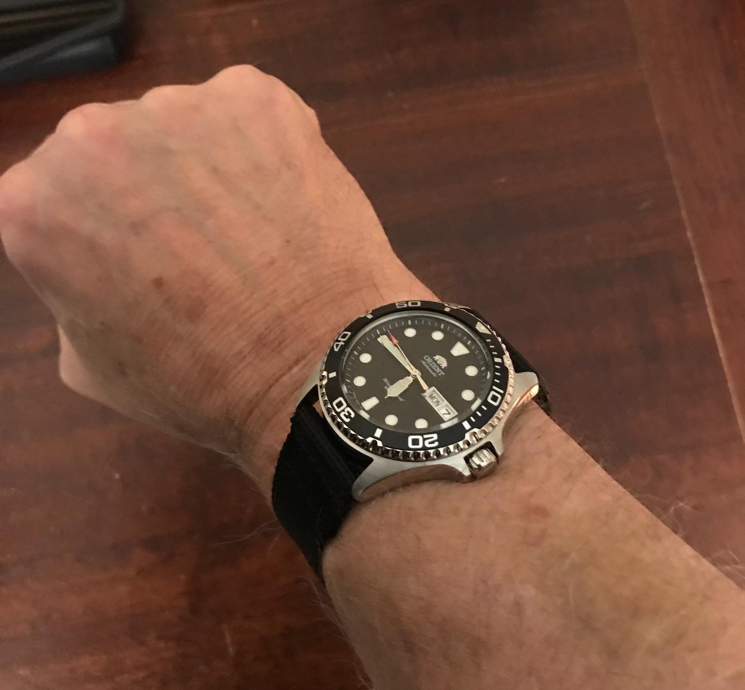 Orient Mako II AA02 Diver Automatic/Hand-Winding Movement 41.5mm 200m Water Resistance Stainless Steel Case customer photo 1