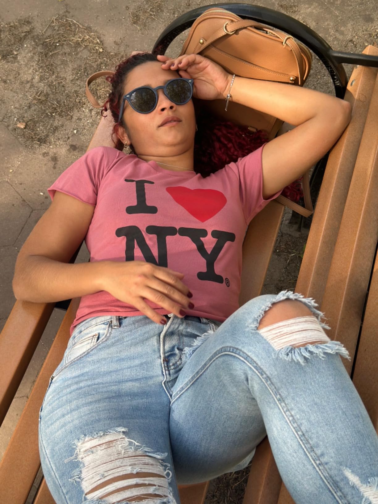 Ray-Ban womens Rb2180 Round Sunglasses customer photo 2
