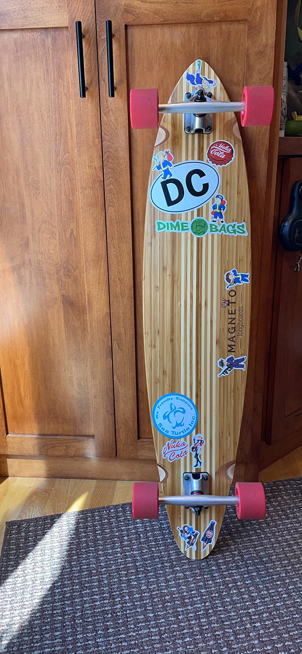 Magneto Longboards Bamboo Longboards for Cruising, Carving, Free-Style, Downhill and Dancing customer photo 1