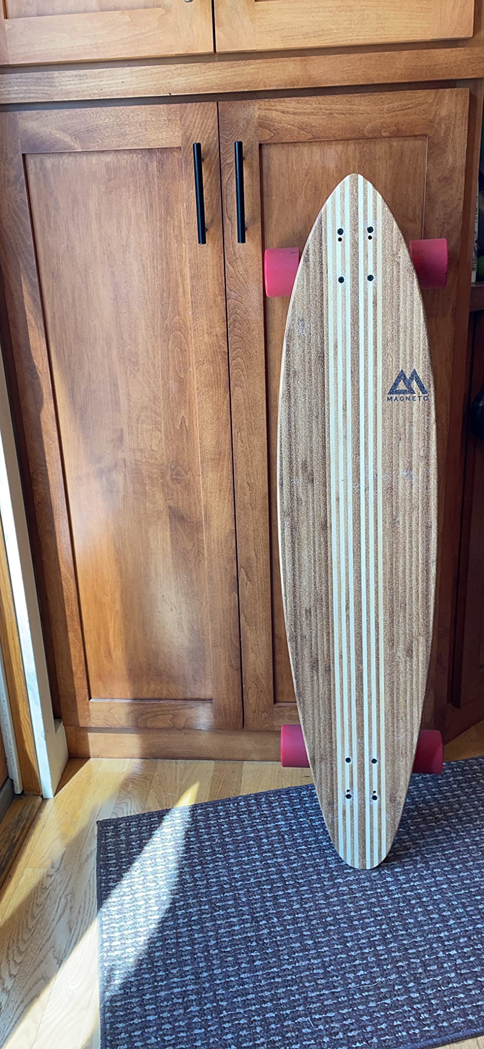 Magneto Longboards Bamboo Longboards for Cruising, Carving, Free-Style, Downhill and Dancing customer photo 2