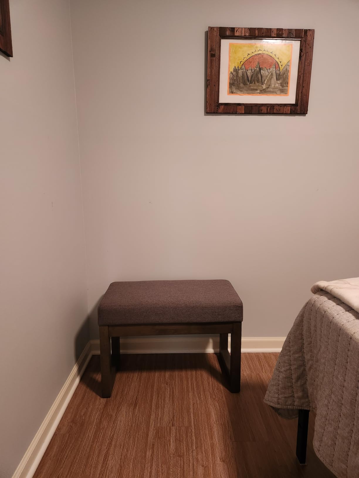SIMPLIHOME Milltown Small Ottoman Bench - 27