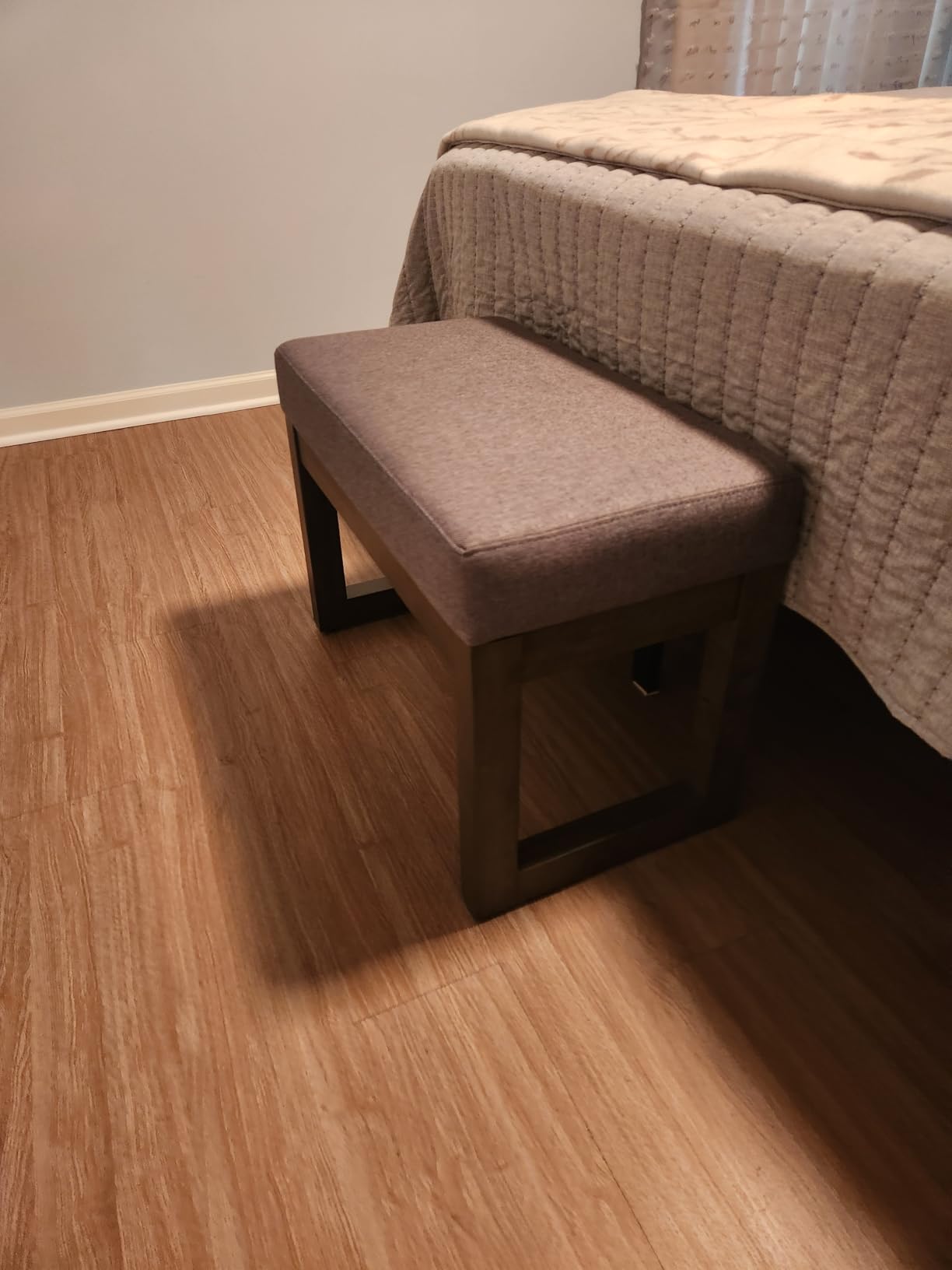 SIMPLIHOME Milltown Small Ottoman Bench - 27