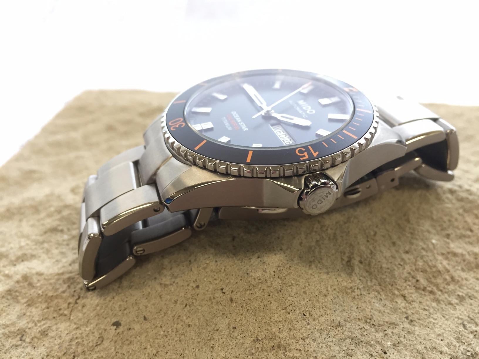 MIDO Ocean Star 200 - Swiss Automatic Watch for Men - Stainless Steel Case - Day/Date Calendar - Rotating Bezel - 200m Water Resistance customer photo 2
