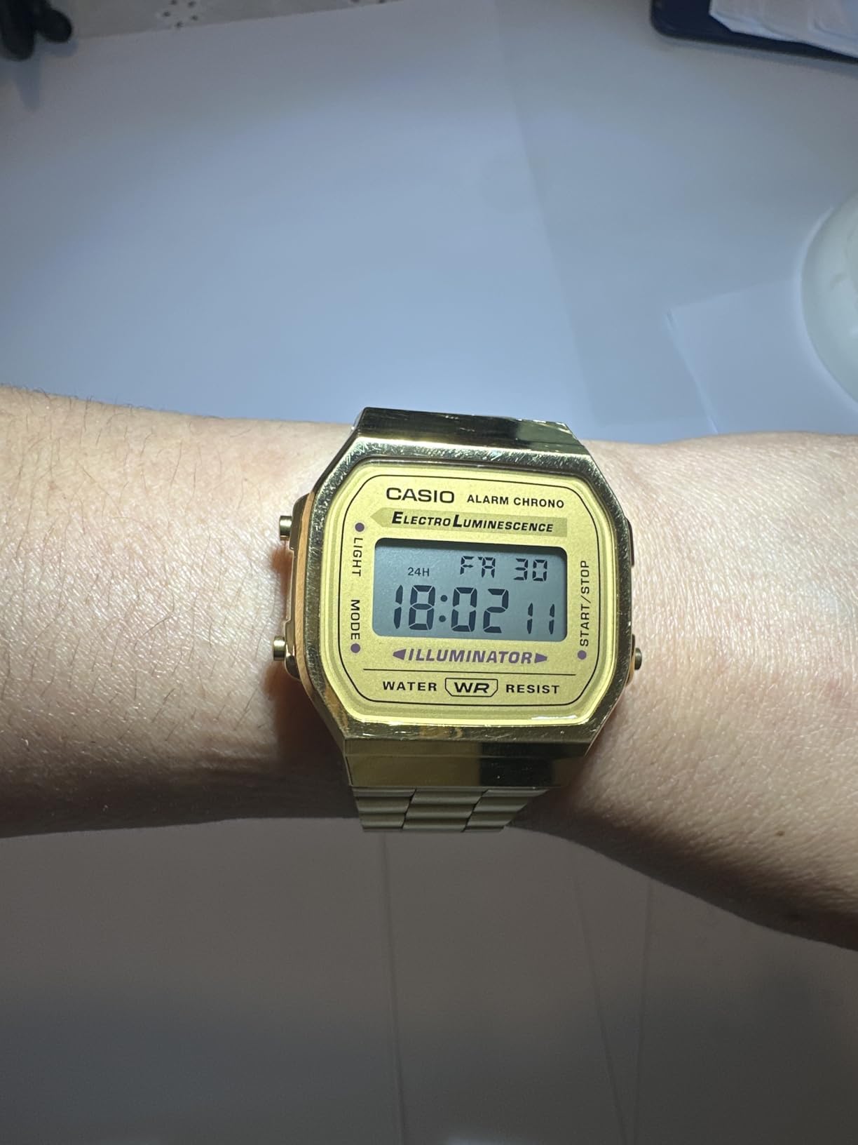 Casio Vintage Retro Collection Metal Watch A168W customer photo 2