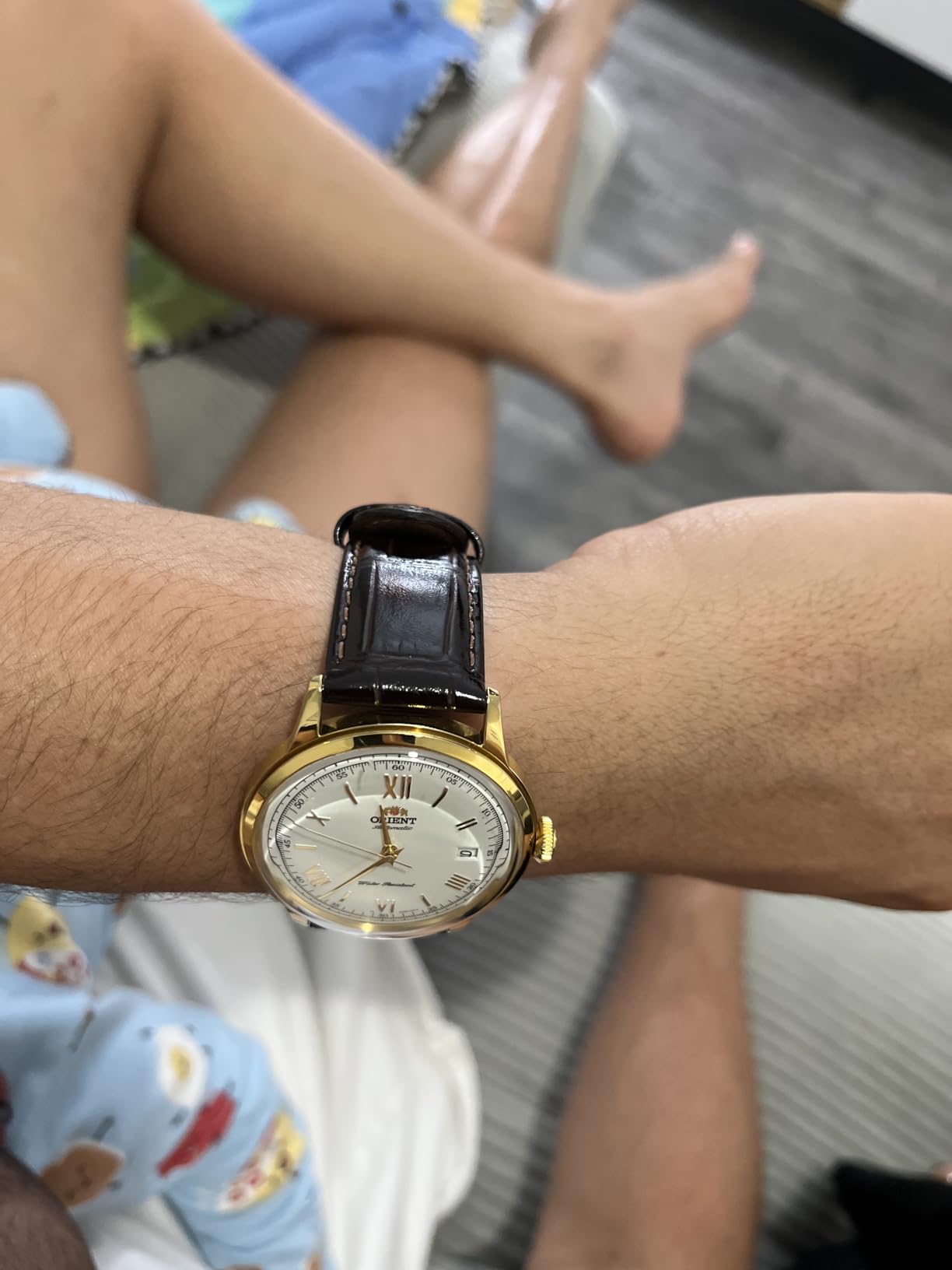 Orient Bambino Version 2 | Automatic/Hand-Winding Wrist Watch | 40.5 mm Case | Classic Watch customer photo 2