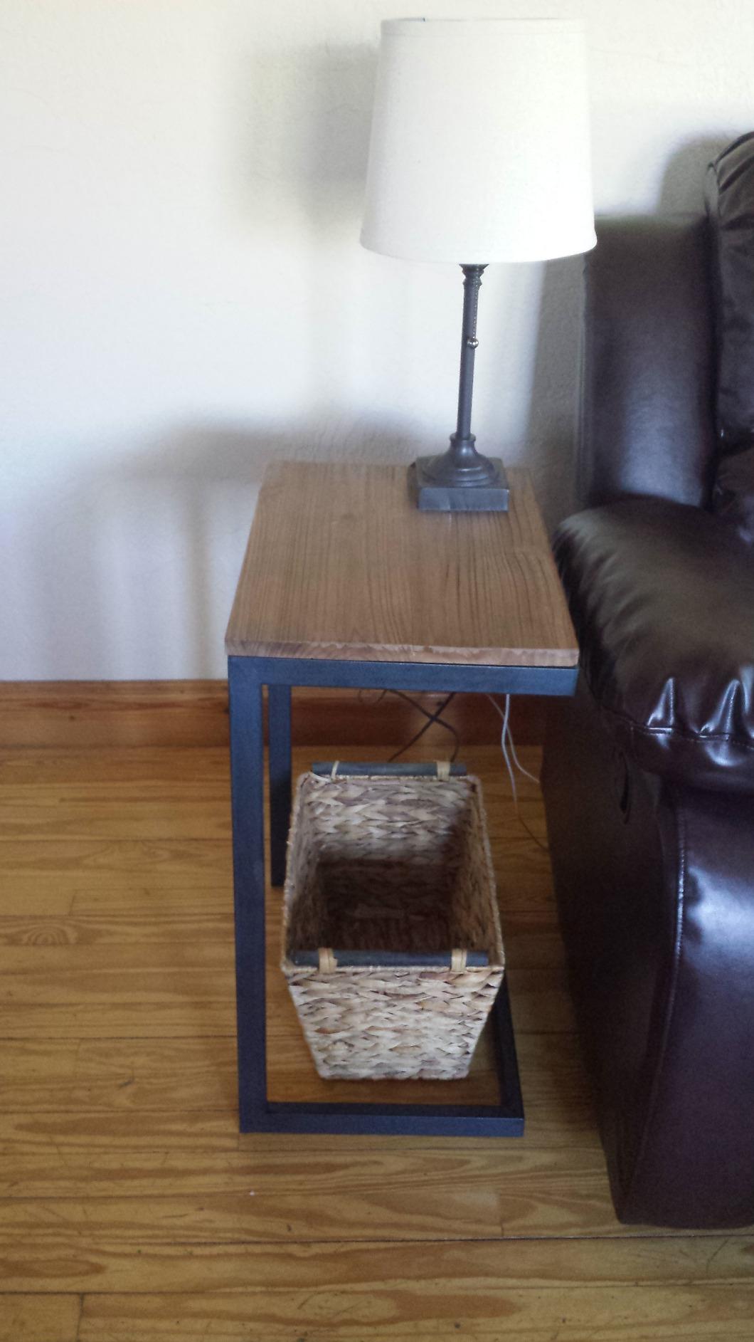 Savannah Fir Wood and Iron Nesting Side Tables (Set of 3) customer photo 2