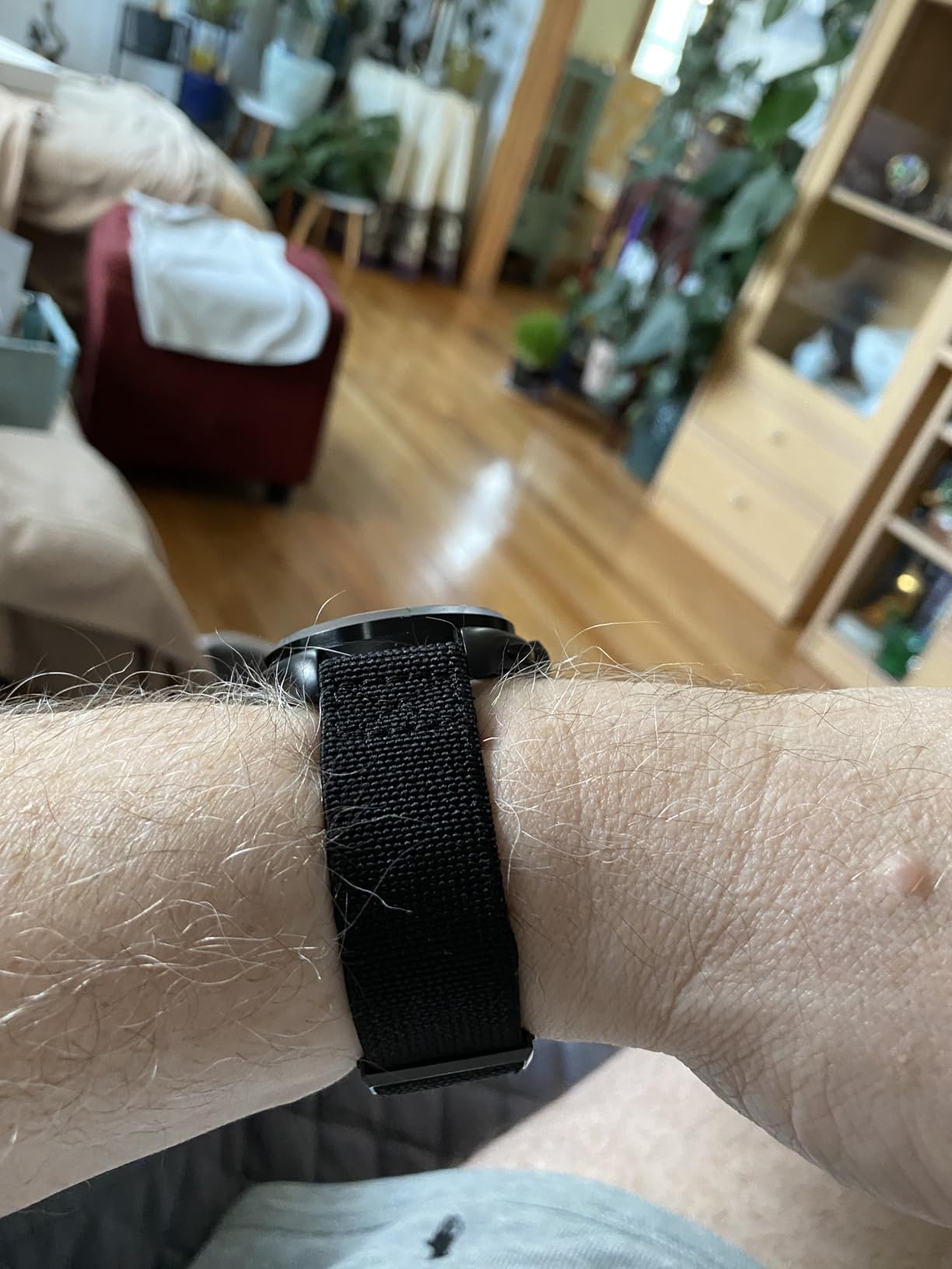 Bulova Men's Archive Series Lunar Pilot 6-Hand Chronograph Precisionist Black Ion-Plated Stainless Steel, Black NATO Strap and Sapphire Crystal Style: 98A186 customer photo 2