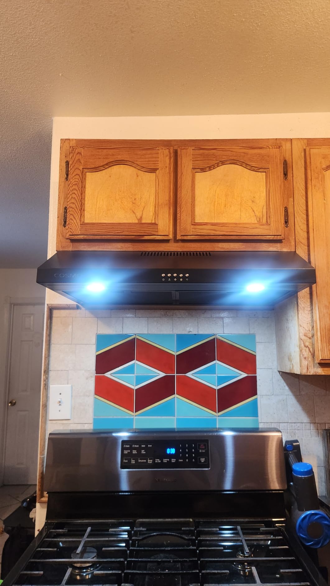 COSMO COS-5MU30 30 in. Delta Collection Ducted Under Cabinet Range Hood, Button Controls, Reusable Filters, LED Lights, Stainless Steel customer photo 1