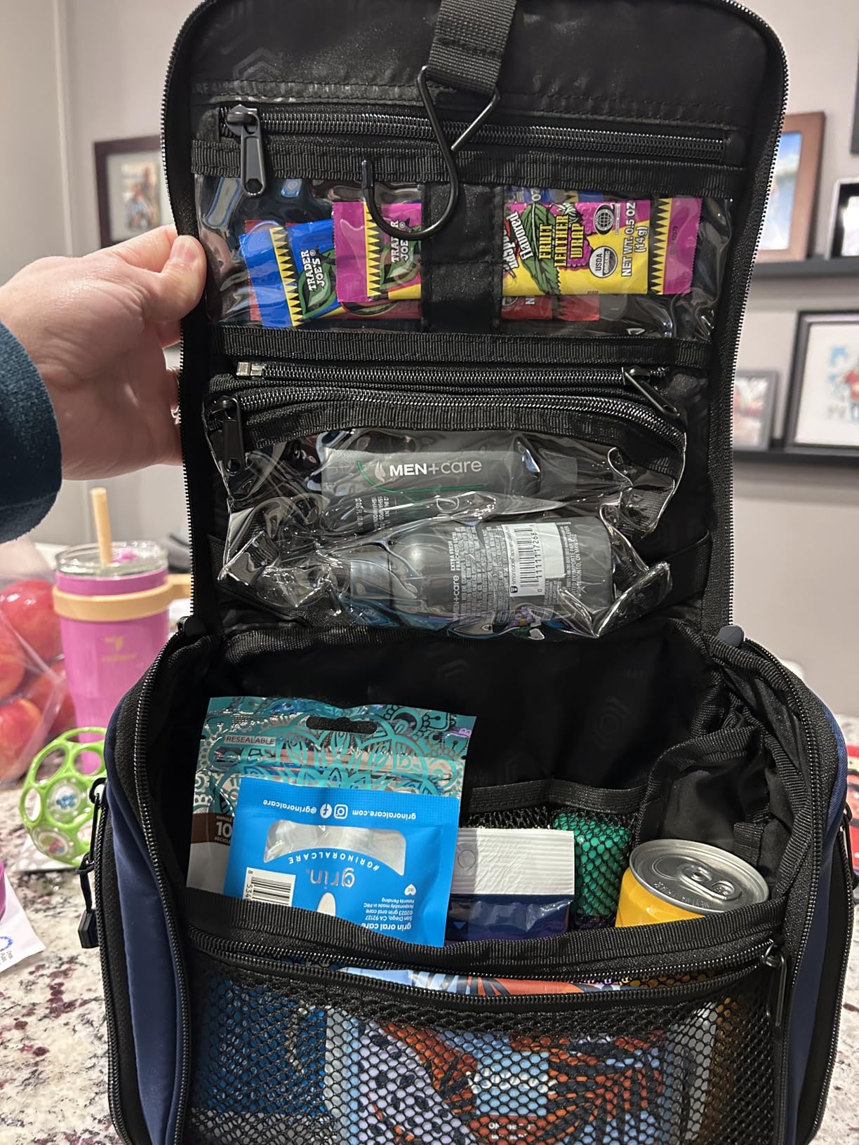 VENTURE 4TH Hanging Travel Toiletry Bag for Women & Men - Large Toiletry Organizer with 18 Compartments, Removable TSA Pouch, Travel Wash Bag for Toiletries, Makeup & Shaving Kit (Forest Green) customer photo 1
