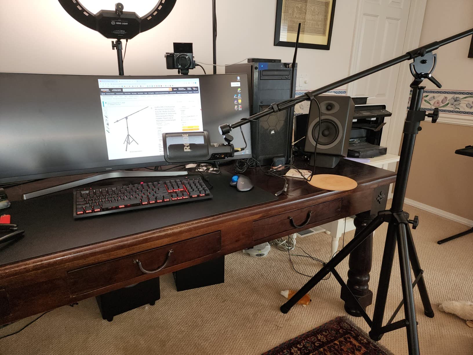 SMT-1 Professional Microphone Stand Heavy Duty 93