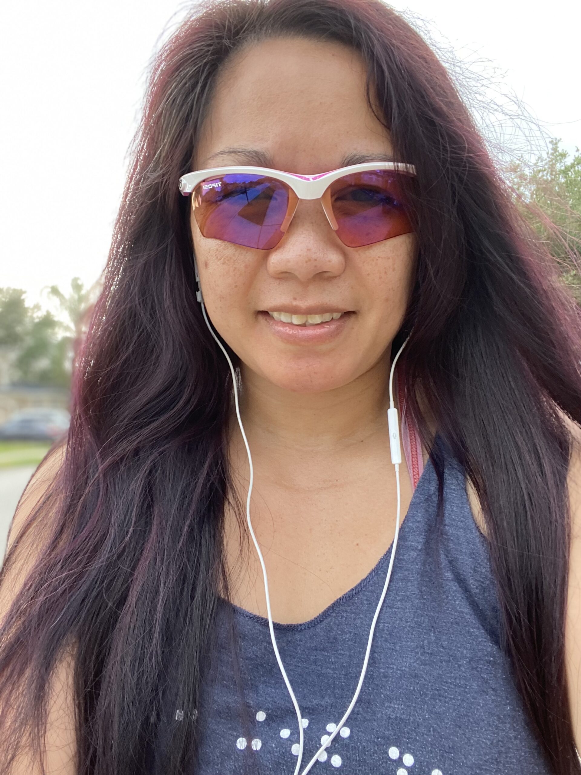 Tifosi Vero Half-Frame Sunglasses - Running, Cycling & Golf | 100% UVA/UVB, shatterproof polycarbonate. Vented half-frame, hydrophilic nose pads. For running, cycling, golf & pickleball. customer photo 2