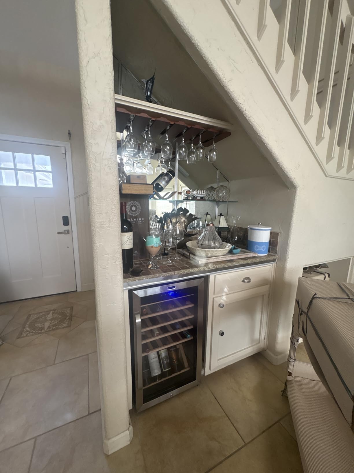 Whynter FWC-341TS 34 Bottle Freestanding Stainless Steel Wine Refrigerator with Display Shelf and Digital Control, Gray customer photo 2