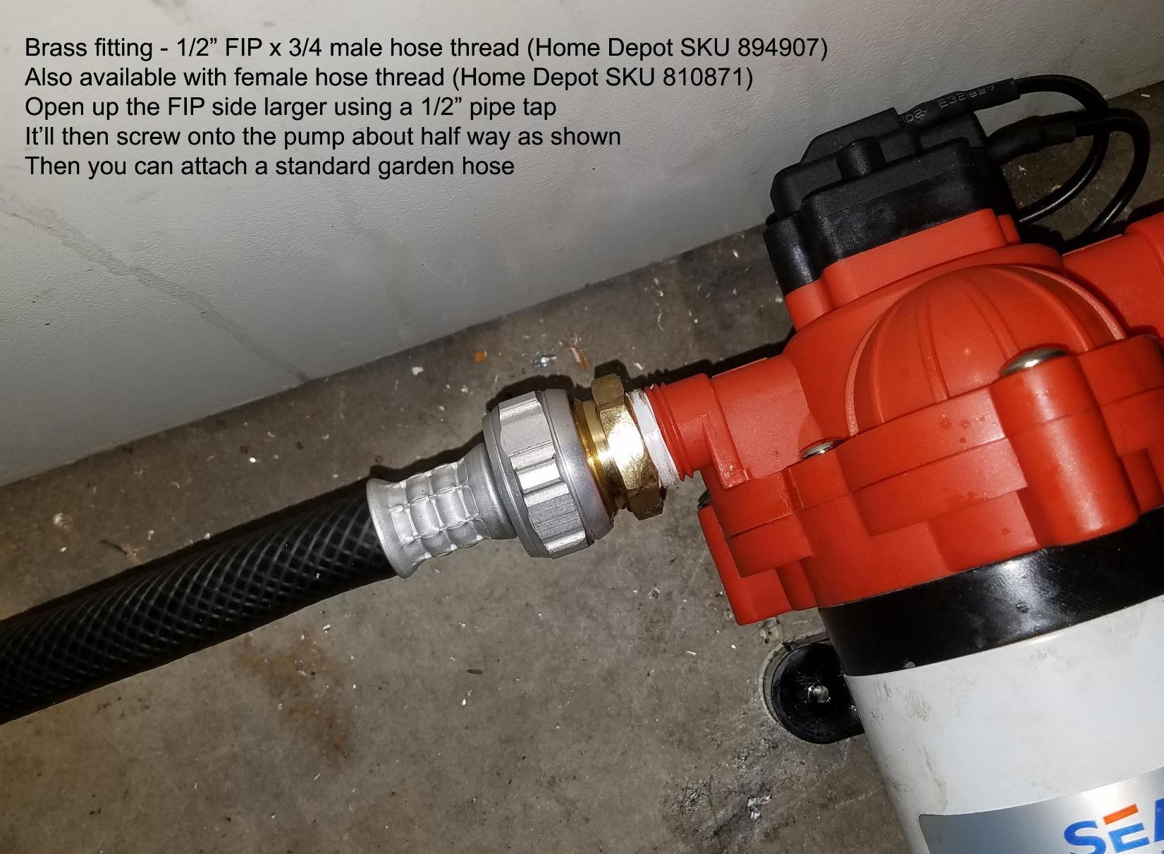 SEAFLO 33 Series 110V/115V AC Fresh Water Pump, 3.3 GPM 45 PSI Self-Priming Pressure Pump customer photo 1
