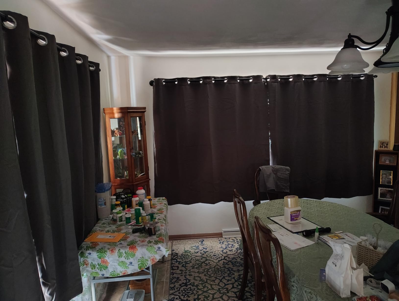 NICETOWN 100% Blackout Window Curtain Panels, Cold and Full Light Blocking Drapes with Black Liner for Nursery, 84 inches Drop Thermal Insulated Draperies (White, 2 Pieces, 52 Wide Each Panel) customer photo 2