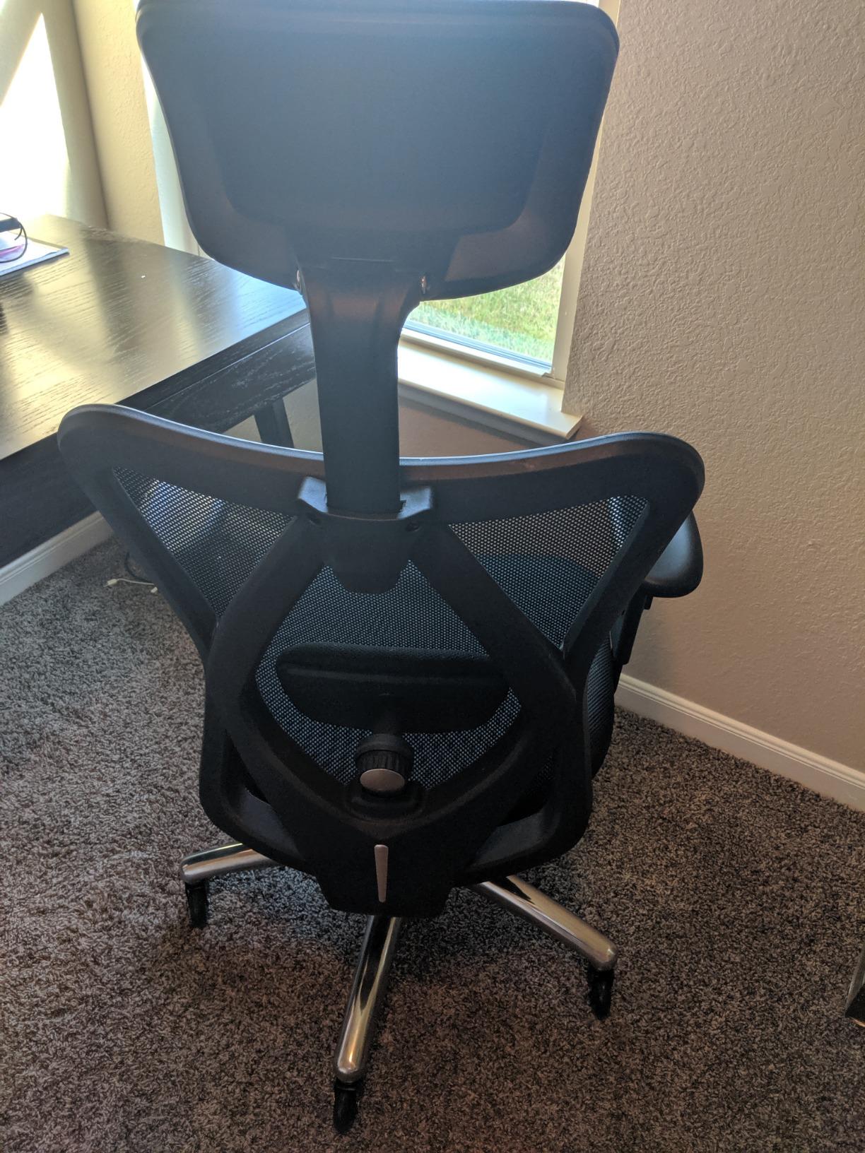 Duramont Ergonomic Office Chair, Adjustable Desk Chair with Lumbar Support and Rollerblade Wheels, High Back Chair with Breathable Mesh, Thick Seat Cushion customer photo 2