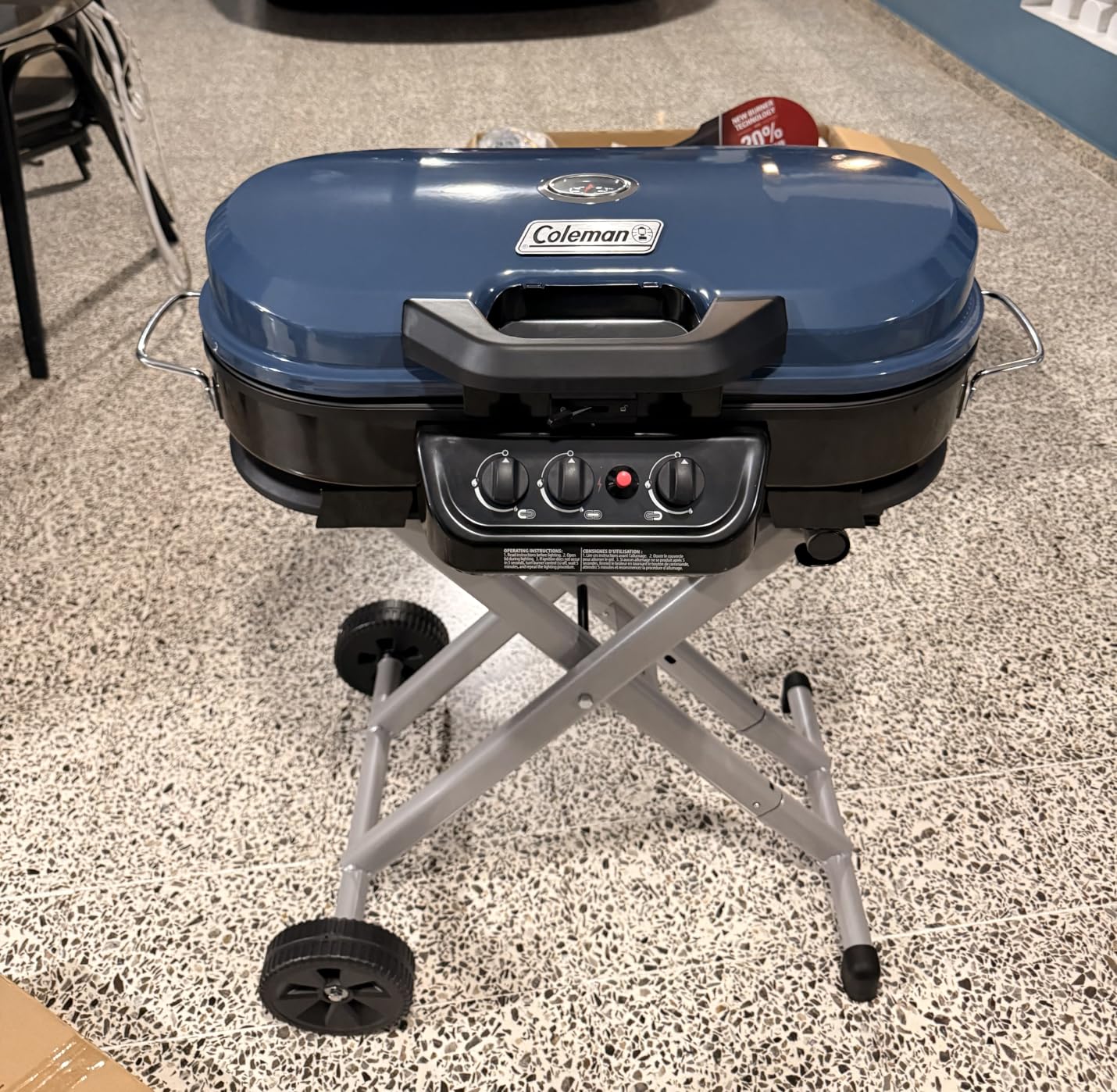 Coleman RoadTrip 285 Portable Stand-Up Propane Grill with 3 Adjustable Burners, 20,000 BTUs customer photo 2