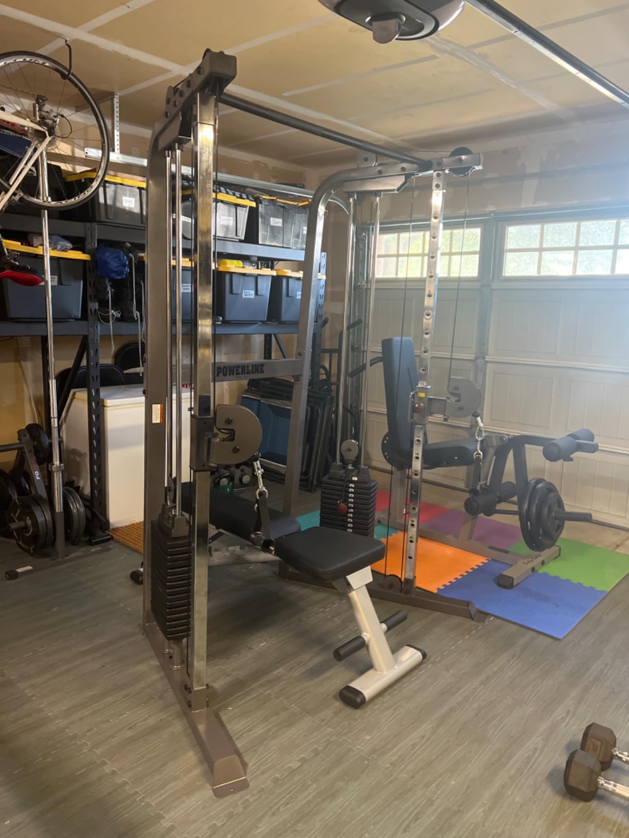 Body-Solid Powerline Cable Crossover Exercise Machine for Home & Commercial Gym, Functional Training Center with Dual Weight Stack for Cable Workout customer photo 2