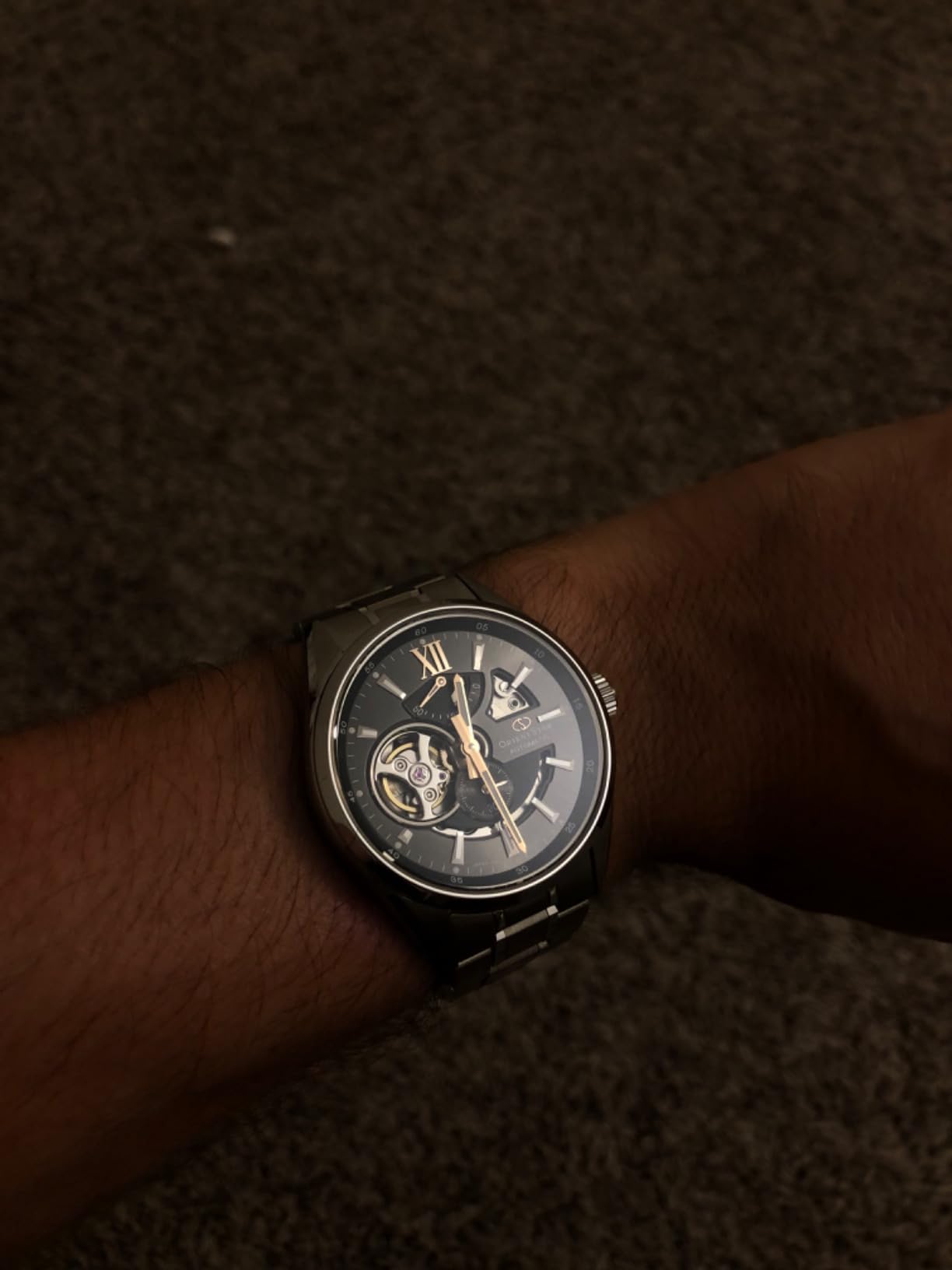 Orient Star Mechanical Modern Skeleton Automatic Japanese-Made Men's Watch, Sapphire Crystal customer photo 2