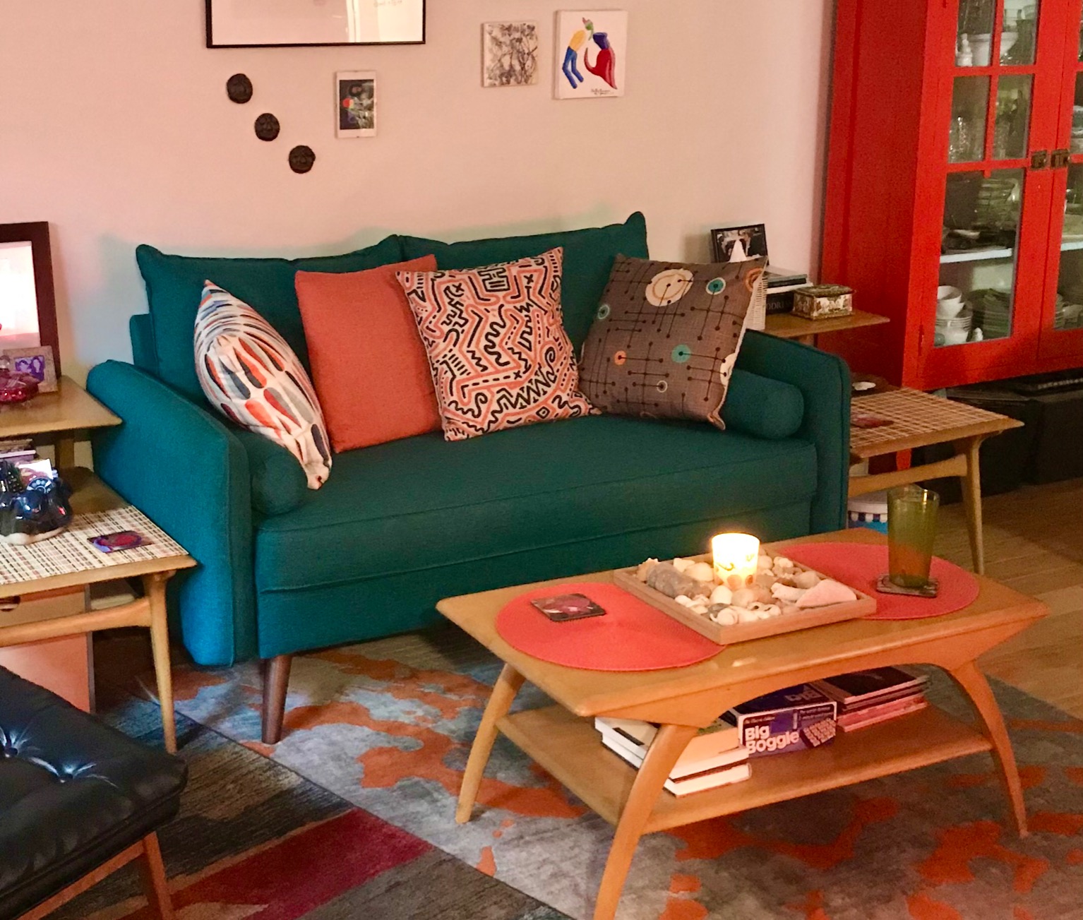 Modway Revive Contemporary Modern Fabric Upholstered Sofa In Teal customer photo 1