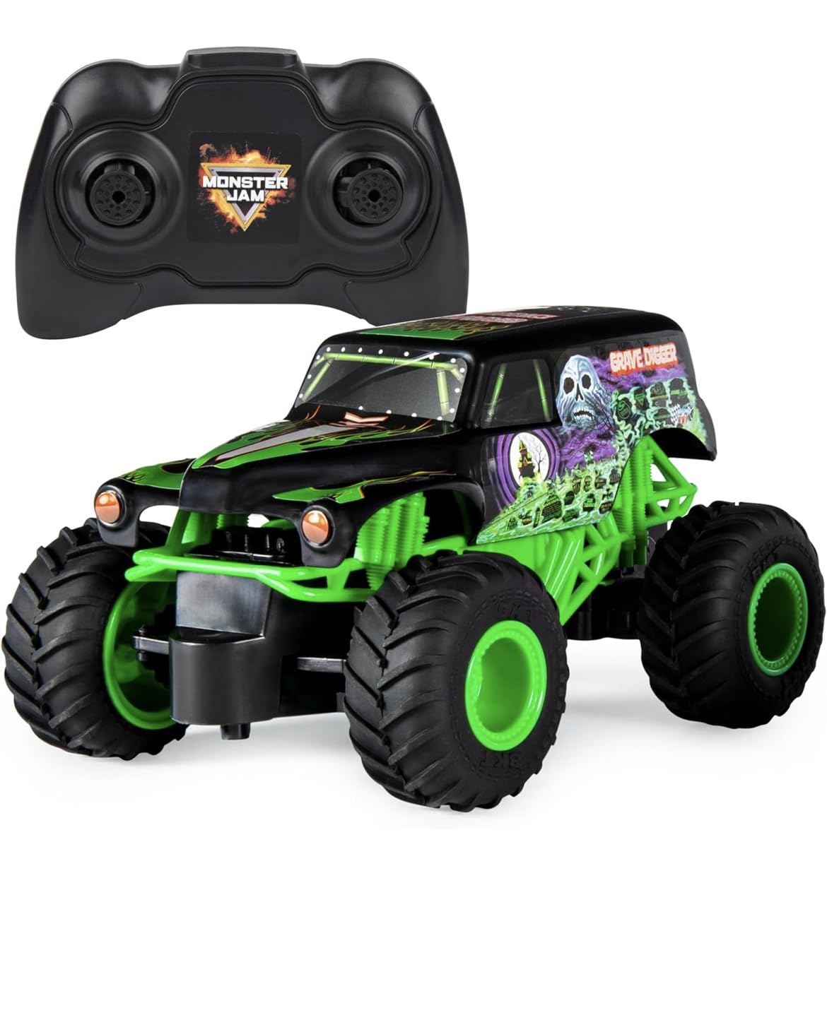Monster Jam 6047110 Official Megalodon Remote Control Monster Truck, 1:24 Scale, 2.4 GHz, for Ages 4 and Up | Remote Control Truck Toy, Durable Construction, Authentic Design, Easy to Use Remote, Pretend Play Gifts for Kids Ages 4+ customer photo 2