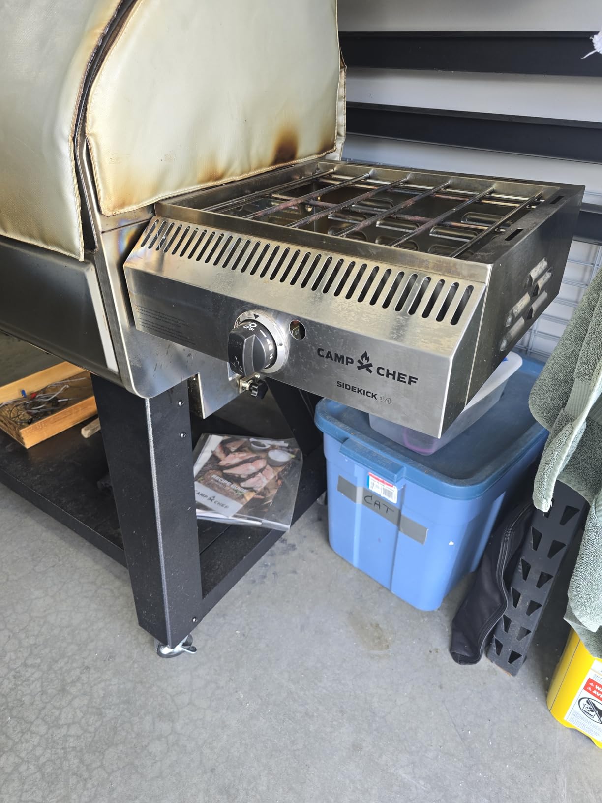 Camp Chef Sidekick Grill Accessory, Flat Top Griddle included, 14