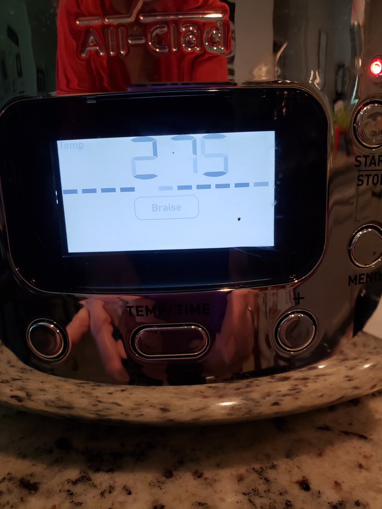 All-Clad Stainless Steel Electric Slow Cooker 7-Quart, Programmable LCD Timer, Silver customer photo 2