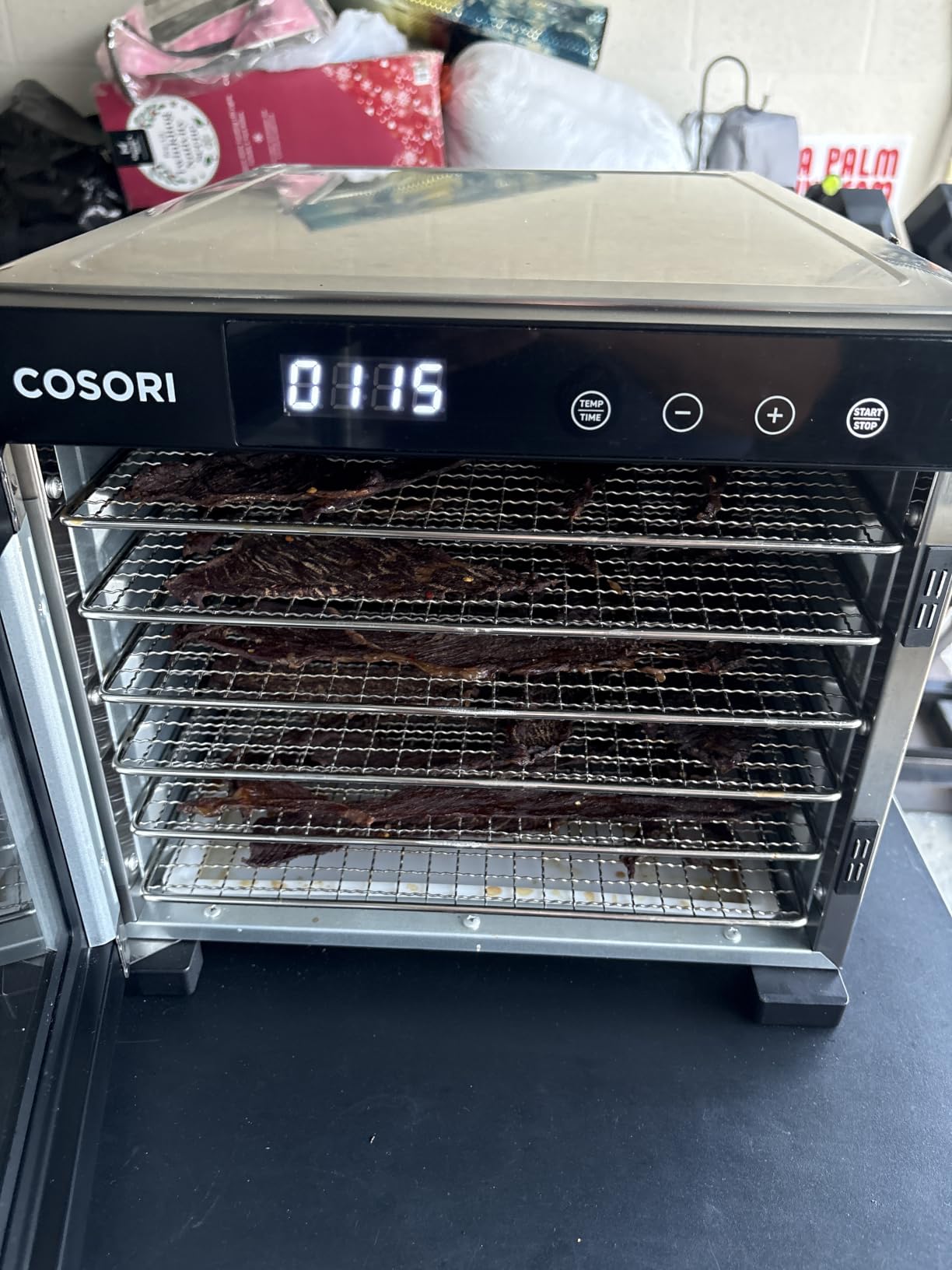 Cosori Food Dehydrator, Bigger Than 7 Trays with Large 6.5 ft² Drying Space, Stainless Steel Trays, 600W Faster Drying, 165°F Dehydrated Dryer for Jerky, Dog Treats, Herbs, Meat, Fruit, Yogurt, Silver customer photo 2