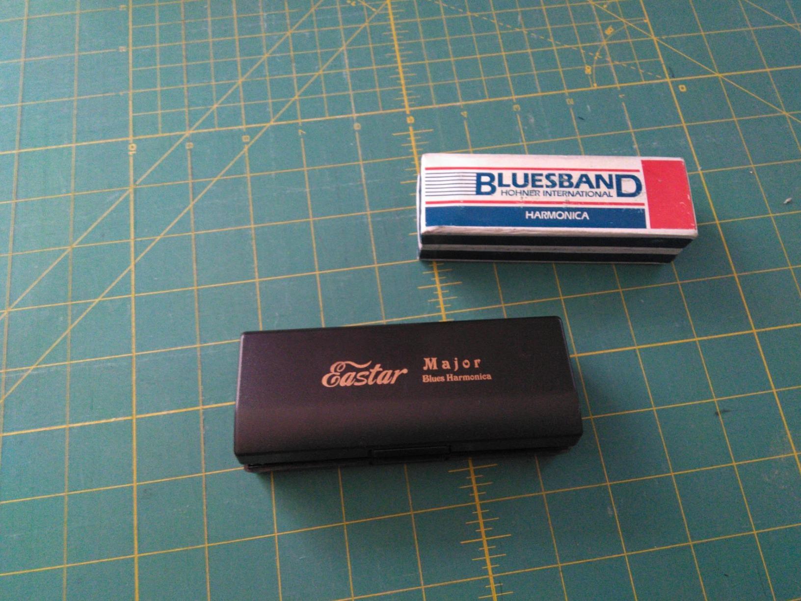 Eastar Major Blues Harmonica, 10 Holes C Key Beginner for Kids Children Adults Students, with Hard Case and Cloth, Black customer photo 2
